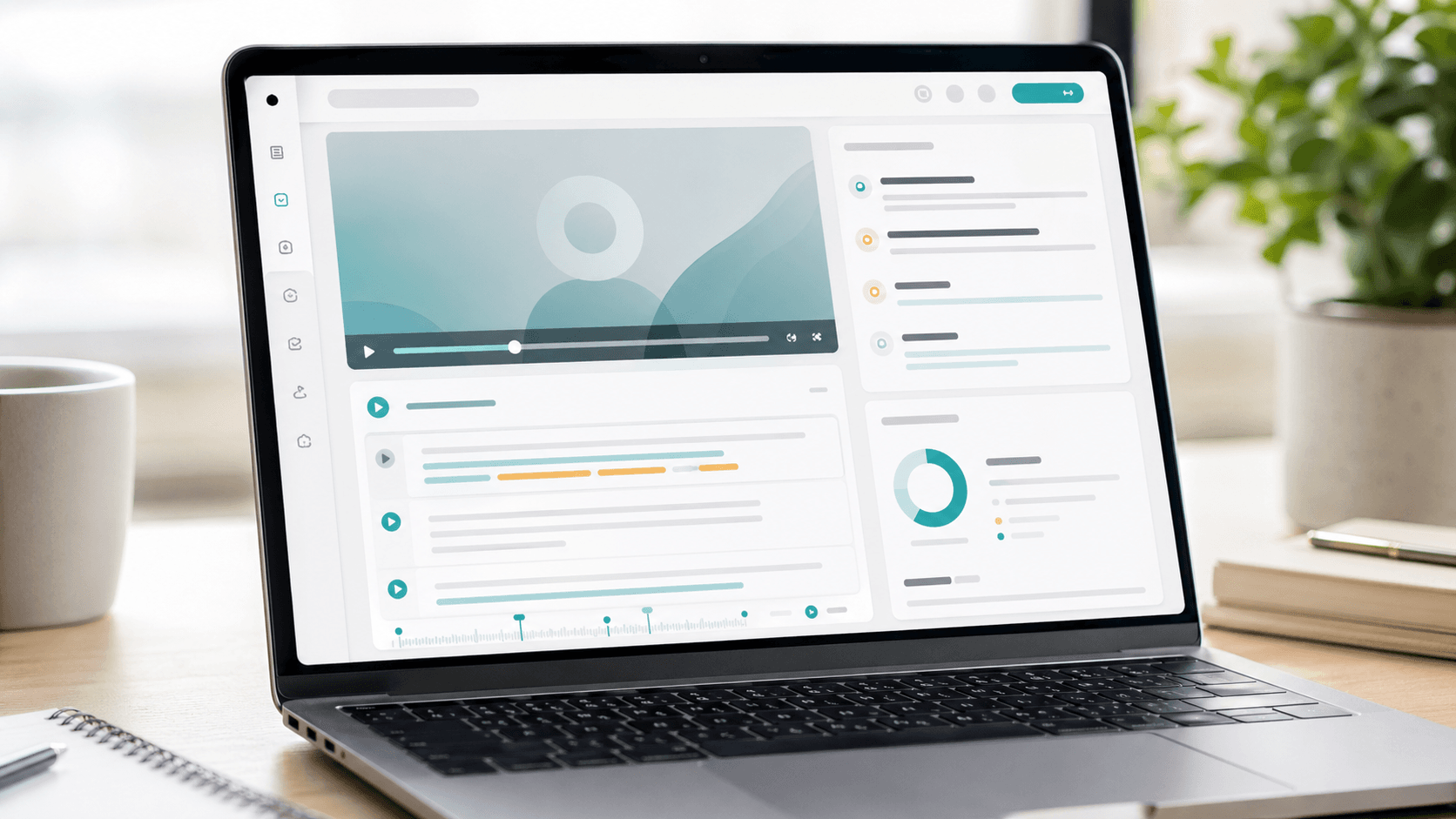 Mock interview transcript and replay screen for improving interview answers