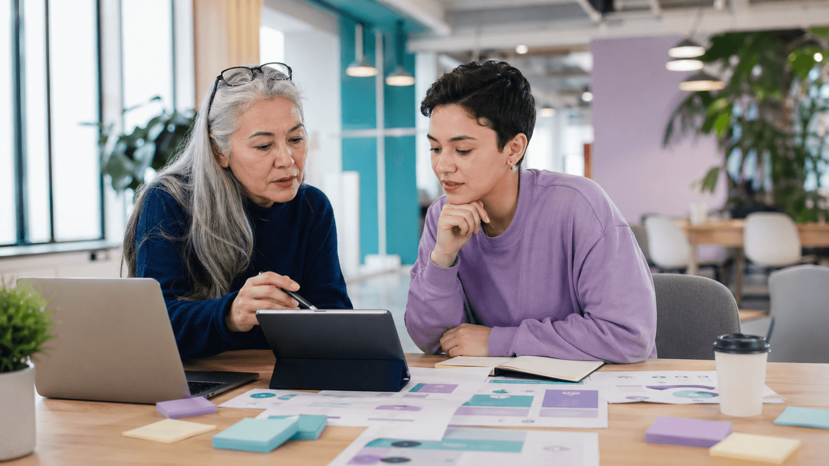 Candidates comparing role-specific interview prompts with resume and job requirements