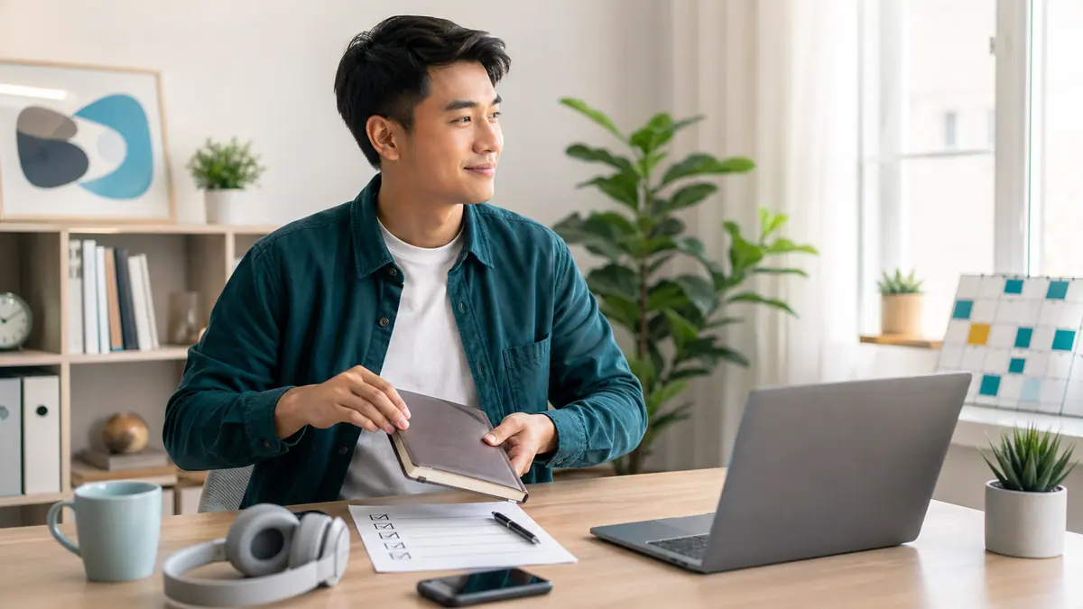 Candidate workspace for how to prepare for a job interview with a checklist and role notes